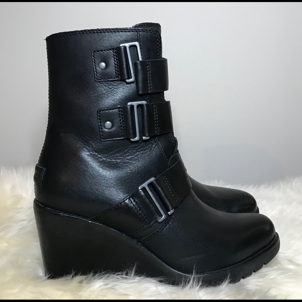 Black Sorel After Hours Bootie Size 7.5